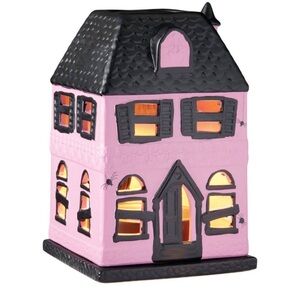 NIB Aldi Haunted Mansion Wax Warmer House, Purple and Black